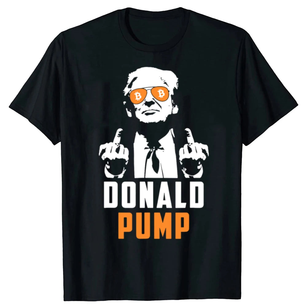 T-shirt Donald Pump Bitcoin