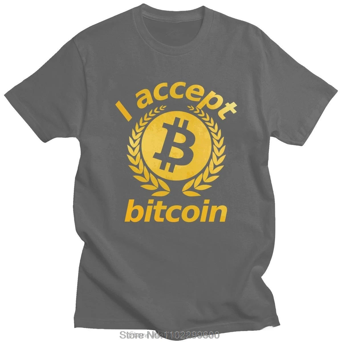 T-Shirt " J'accepte Bitcoin "