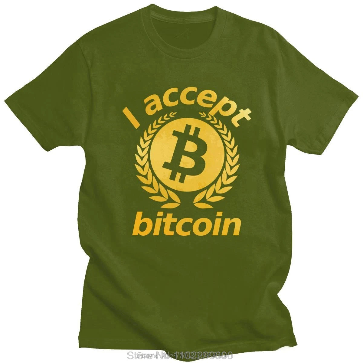 T-Shirt " J'accepte Bitcoin "