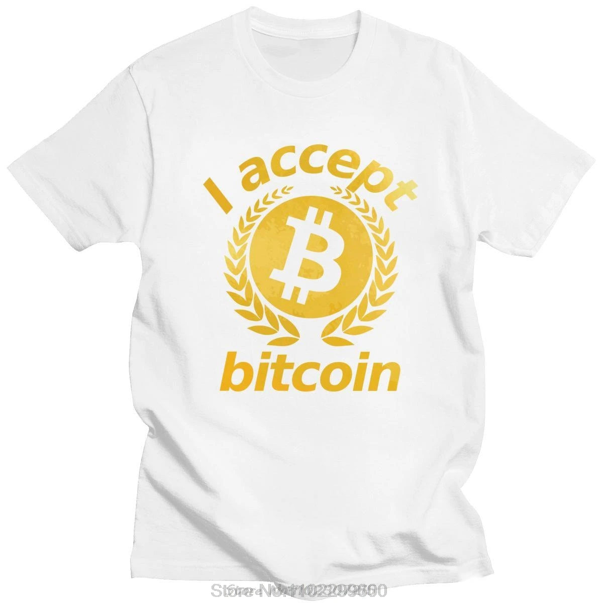 T-Shirt " J'accepte Bitcoin "