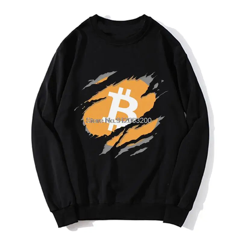 Sweatshirt Streetwear Bitcoin