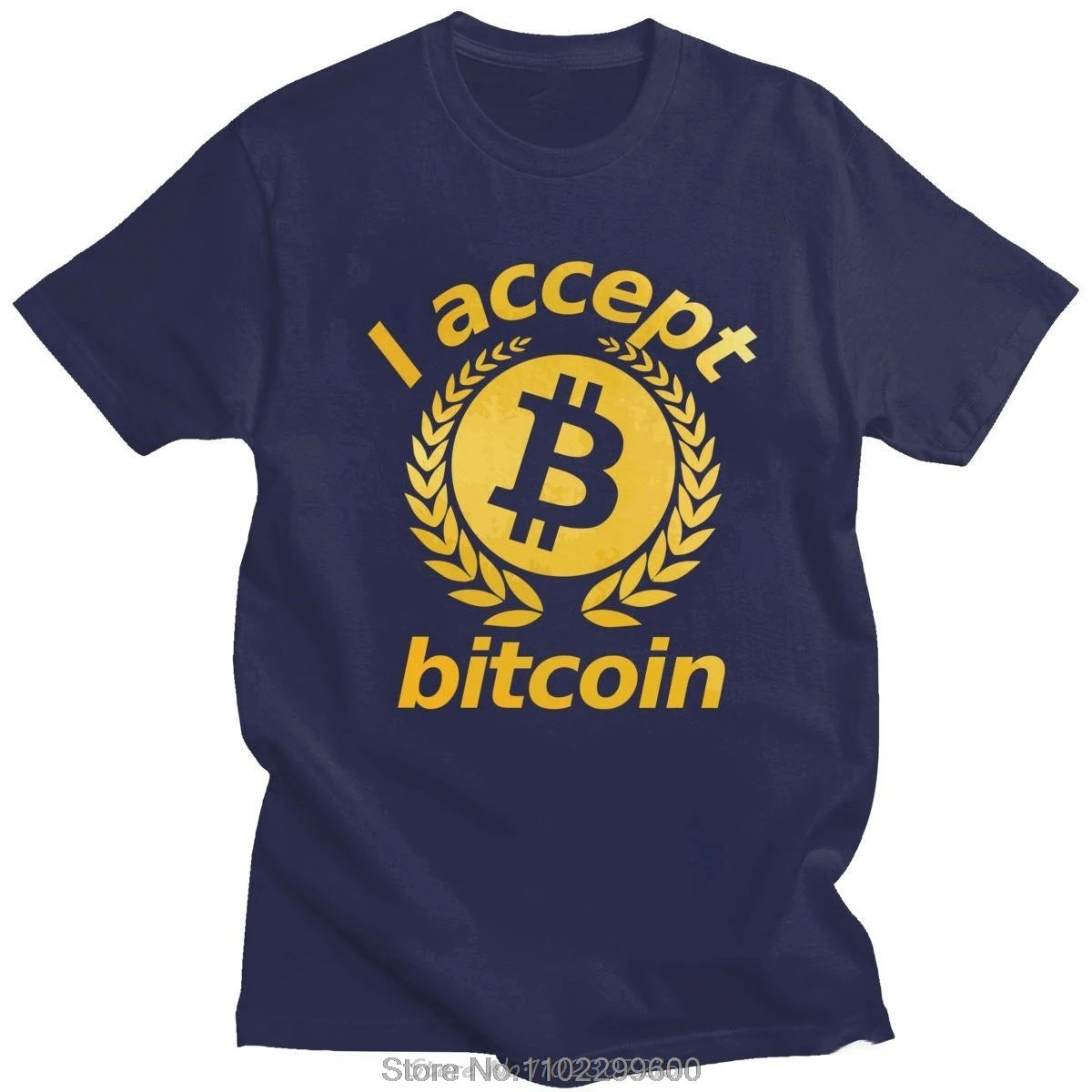 T-Shirt " J'accepte Bitcoin "